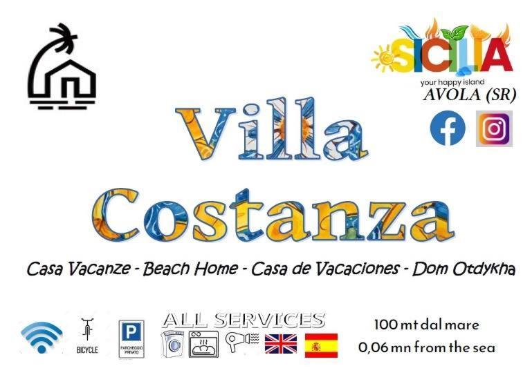 Villa Costanza Casa Vacanze Avola Buitenkant foto